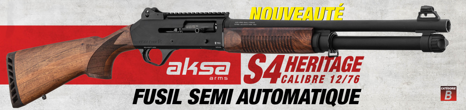 Nouveauté Aksa Arms - S4 Heritage 