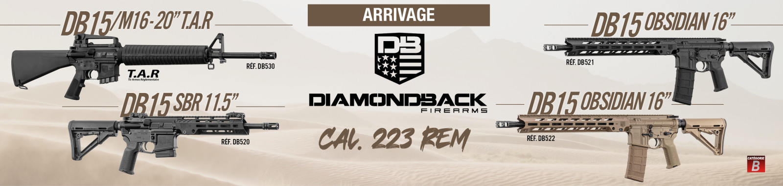 Arrivage Diamondback