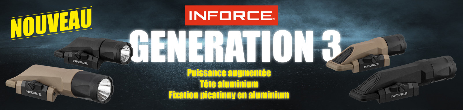 Nouvelle lampes Inforce - Gen3