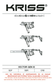 Manuel FR KRISS VECTOR Gen3