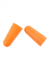 Photo A51141-03.jpg Orange polyurethane earplugs – SNR 38 dB – Blister pack of 10 pairs