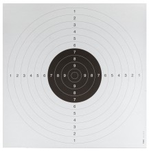 100 cartons-cibles 53 x 53 cm C50 blancs