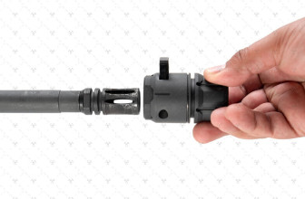 Photo A90220-3.jpg STRIKE INDUSTRIES blast compensator QD mount cal 5.56/9mm