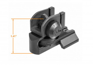 UTG fixed rear sight for AR15
