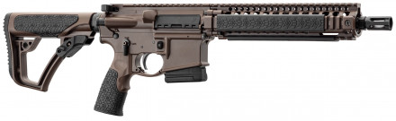 Photo DDM4102-14 Carabine type AR15 DANIEL DEFENSE MK18 canon court 10.3'' cal. 5.56 Mil Spec Brown