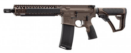 Photo DDM4102-3 Carabine type AR15 DANIEL DEFENSE MK18 canon court 10.3 '' cal. 5.56 Mil Spec Brown