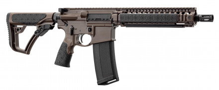 Photo DDM4102-4 Carabine type AR15 DANIEL DEFENSE MK18 canon court 10.3 '' cal. 5.56 Mil Spec Brown