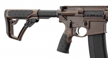 Photo DDM4102-6 Carabine type AR15 DANIEL DEFENSE MK18 canon court 10.3 '' cal. 5.56 Mil Spec Brown