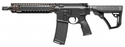 Photo DDM4107 Carabine type AR15 DANIEL DEFENSE MK18 canon court 10.3'' cal. 5.56 Mil Spec Brown