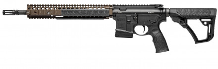 Photo DDM4141-11 Carabine type AR15 DANIEL DEFENSE M4A1 canon 14.5''  cal. 5.56 Black - FDE