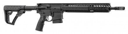 Photo DDM4143-01 Carabine semi automatique Daniel Defense M4A1 14,5'' .223 Rem full black