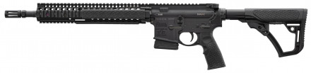 Photo DDM4143-04 Carabine semi automatique Daniel Defense M4A1 14,5'' .223 Rem full black