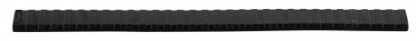 DLG155-01 30 Slot Black Picatinny Rail Cover Photo DLG155-01 30 Slot Black Picatinny Rail Cover