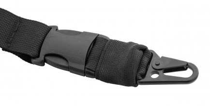 Photo ET3601-2 1-point detachable strap with black crocodile clip