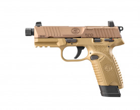 Photo FN001-01 Pistolet semi automatique FN Herstal FN 502 Tactical 1x10 + 1x15 FDE/FDE