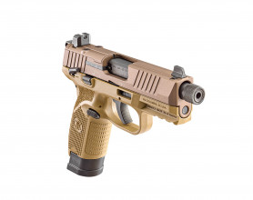 FN001-02 Pistolet semi automatique FN Herstal FN 502 Tactical 1x10 + 1x15 FDE/FDE Photo FN001-02 Pistolet semi automatique FN Herstal FN 502 Tactical 1x10 + 1x15 FDE/FDE