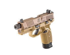 Photo FN001-03 Pistolet semi automatique FN Herstal FN 502 Tactical 1x10 + 1x15 FDE/FDE