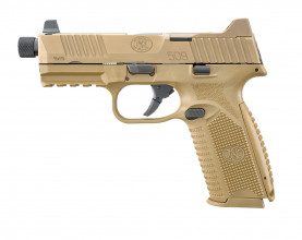FN004-01 Pistolet semi automatique FN Herstal 509 Tactical 9x19mm FDE/FDE Photo FN004-01 Pistolet semi automatique FN Herstal 509 Tactical 9x19mm FDE/FDE