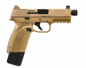 FN009-02 FN Herstal 545 Tactical 45 ACP FDE/FDE semi-automatic pistol Photo FN009-02 FN Herstal 545 Tactical 45 ACP FDE/FDE semi-automatic pistol