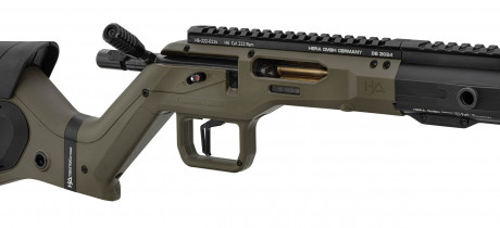 HA447-03 HERA ARMS H6 V1.1 cal 222 Rem bolt-action rifle - OD GREEN Photo HA447-03 HERA ARMS H6 V1.1 cal 222 Rem bolt-action rifle - OD GREEN