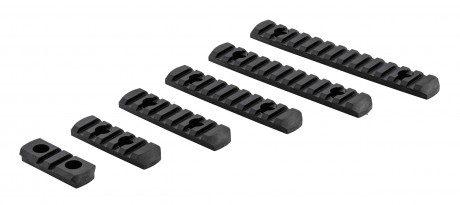 Set of 6 M-LOK compatible polymer picatinny rails ...