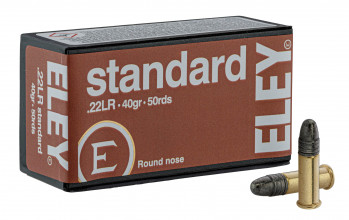 ELEY Standard .22LR 40gr / 2.59g Cartridges