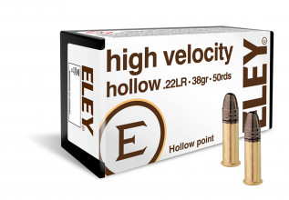ELEY High Velocity Hollow Point ammunition cal. .22 LR