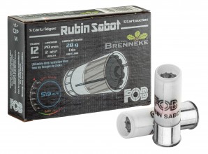 Rubin Sabot Ball FOB Cartridge Cal. 12/70