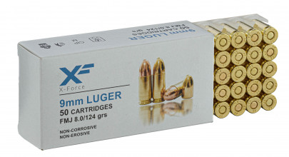MR1040-10 Ammunition ATS X-Force Cal. 9x19 mm LUGER 124 grs - Box of 50 Photo MR1040-10 Ammunition ATS X-Force Cal. 9x19 mm LUGER 124 grs - Box of 50