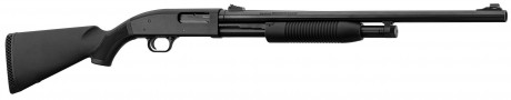 Maverick 88 shotgun with rifled barrel cal.12/76