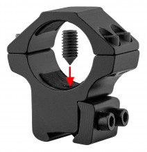 OP160-06.jpg RTI 25.4 mm mounting clamps - 11 mm rail - 2 screw tightening Photo OP160-06.jpg RTI 25.4 mm mounting clamps - 11 mm rail - 2 screw tightening