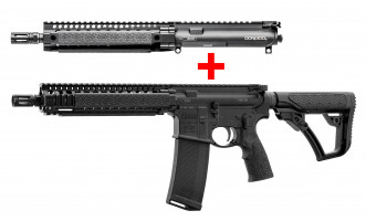 PACKDUAL Pacck Dual Daniel Defense MK18 5,56 + Upper calibre 300 Blk Photo PACKDUAL Pacck Dual Daniel Defense MK18 5,56 + Upper calibre 300 Blk