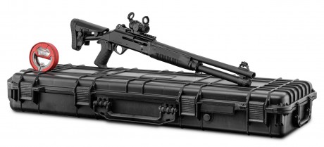 Photo PCKAK321-13 Pack fusil semi auto AKSA S4 canon 18.5'' avec red dot FALKE S