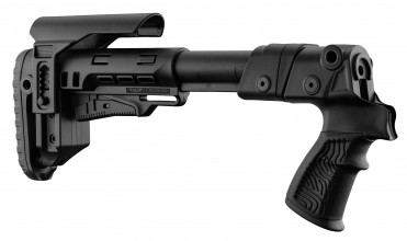 Photo PCKDLG110-03 Pack DLG TACTICAL pour fusil à pompe MOSSBERG - MAVERICK : poignée + crosse télescopique + adapteur de repli + sangle