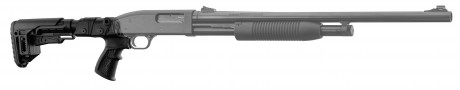 Photo PCKDLG110-10 Pack DLG TACTICAL pour fusil à pompe MOSSBERG - MAVERICK : poignée + crosse télescopique + adapteur de repli + sangle