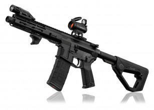 Photo PCKHA300B-2 PACK HERA ARMS 7.5'' 223 Rem with RITON red dot and INFORCE lamp