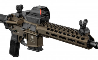 Photo SHM4102PF-06 Pack Schmeisser AR15 S4F M-LOK 10.5'' 223 REM BRONZE Point rouge Falke