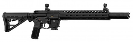 Photo SHR910SIL-01 SCHMEISSER AR-9 - 9S S4F M-LOK cal. 9x19 -10.5'' avec silencieux