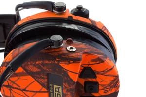 Photo CASQUE SUPREME PRO X CAMO ORANGE + Coussinets Silicone